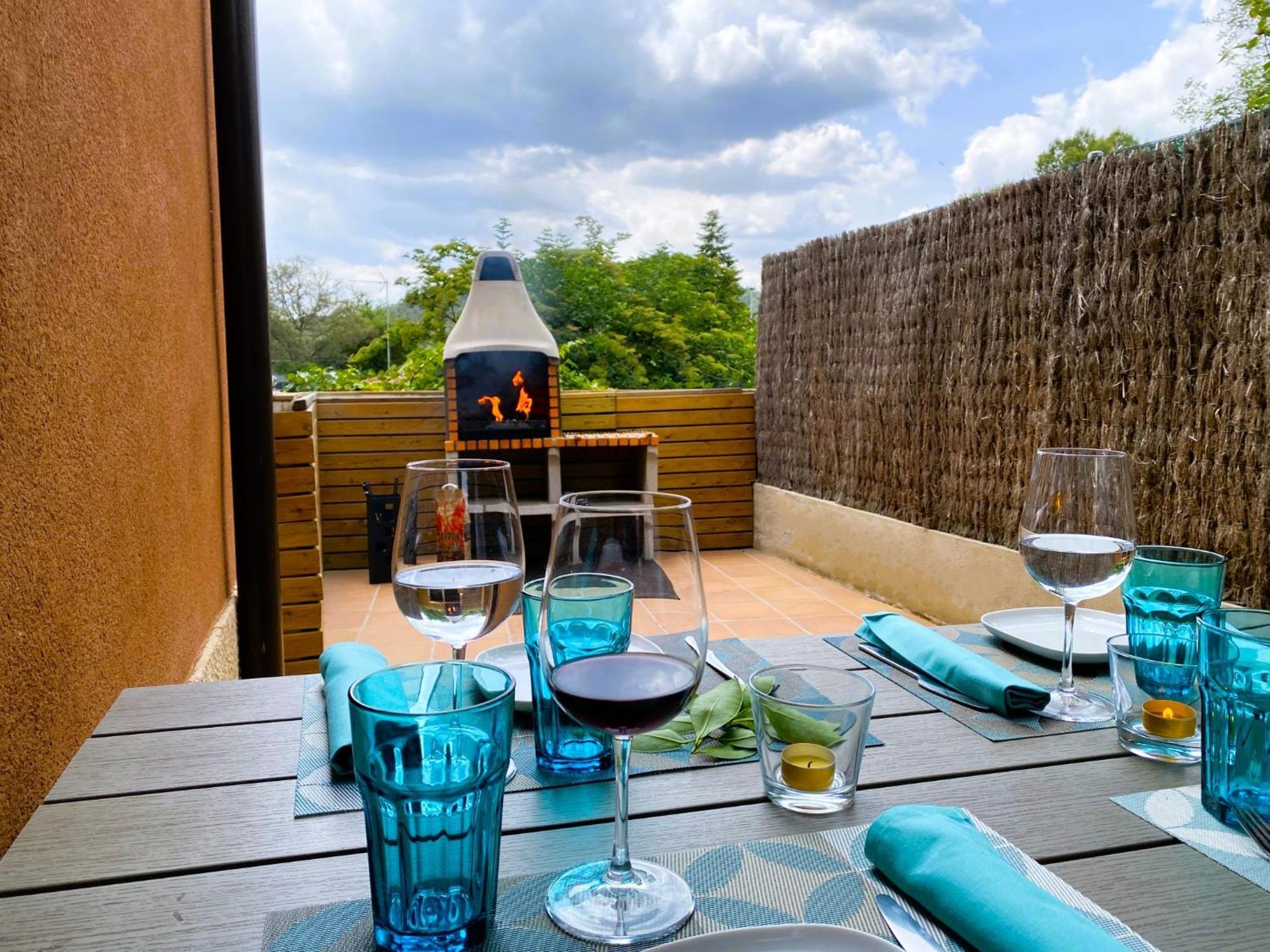 Morera Blanca Piscina, Barbacoa, Chill-Out San Mateu de Bages Екстериор снимка